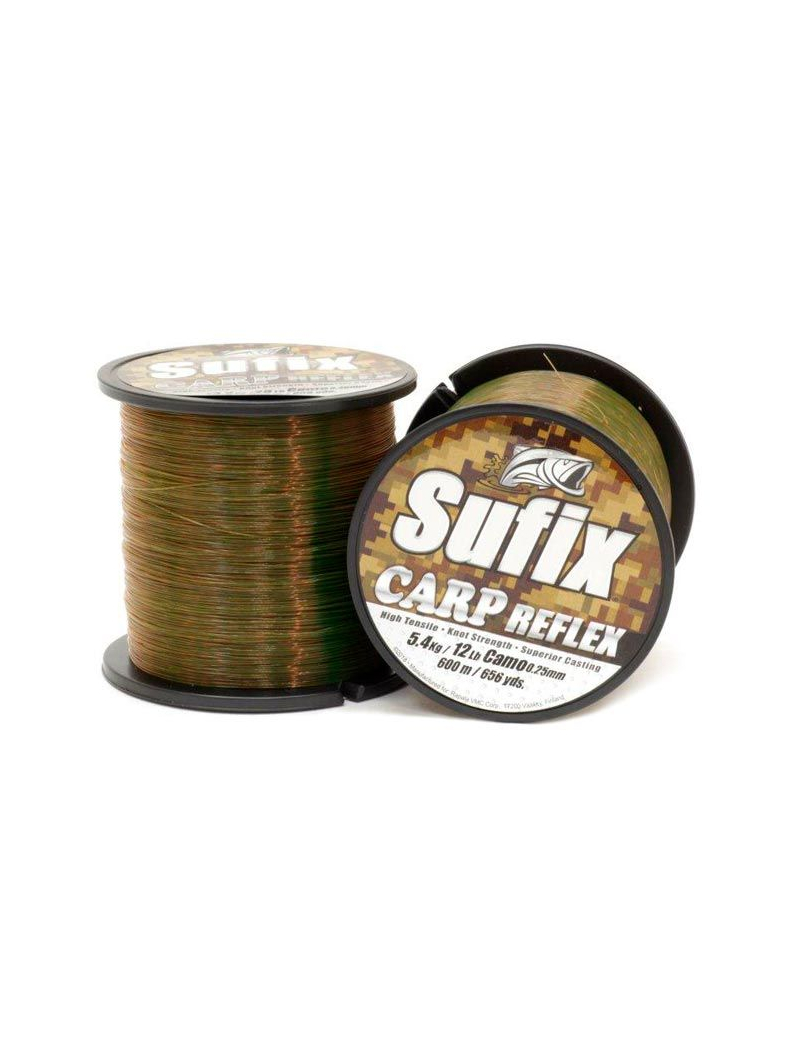 Леска карповая Sufix Carp Reflex, Тест: 5.50 кг, Диаметр лески: 0.25 мм Леска карповая Sufix Carp Reflex, Тест: 5.50 кг, Диаметр лески: 0.25 мм
