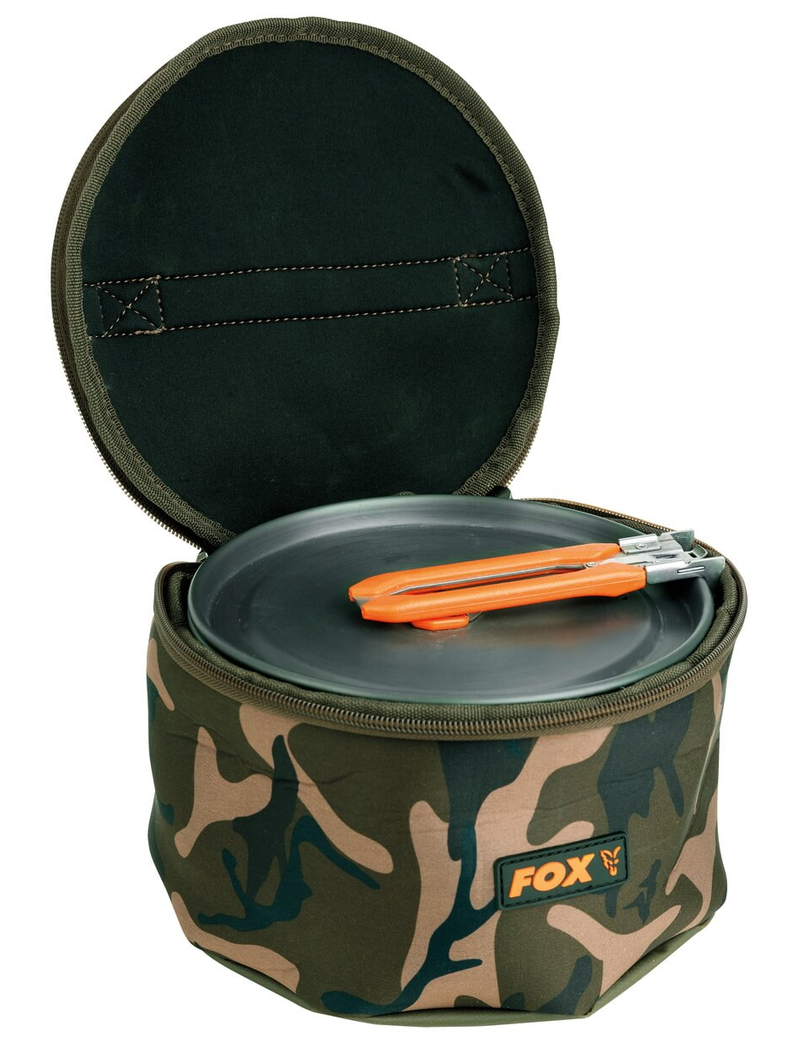 Чехол для набора посуды неопреновый FOX Camo Neoprene Cookset Bag, изображение 2