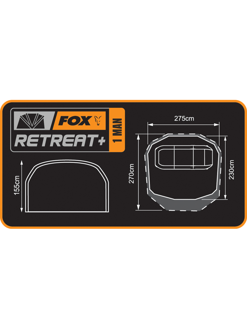 Палатка FOX Retreat+ 1 Man, Тип: Палатка с капсулой, изображение 10 Палатка FOX Retreat+ 1 Man, Тип: Палатка с капсулой, изображение 10