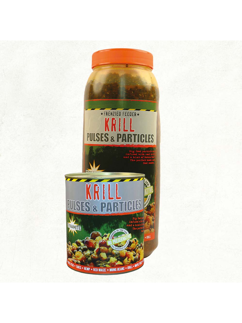 Смесь зерновых с ароматом криля Dynamite Baits Frenzied Krill Pulses & Particles, Объём: 700 г