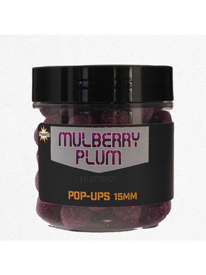 Плавающие бойлы Dynamite Baits Mulberry Plum Pop Ups (шелковица и слива) 15mm Плавающие бойлы Dynamite Baits Mulberry Plum Pop Ups (шелковица и слива) 15mm