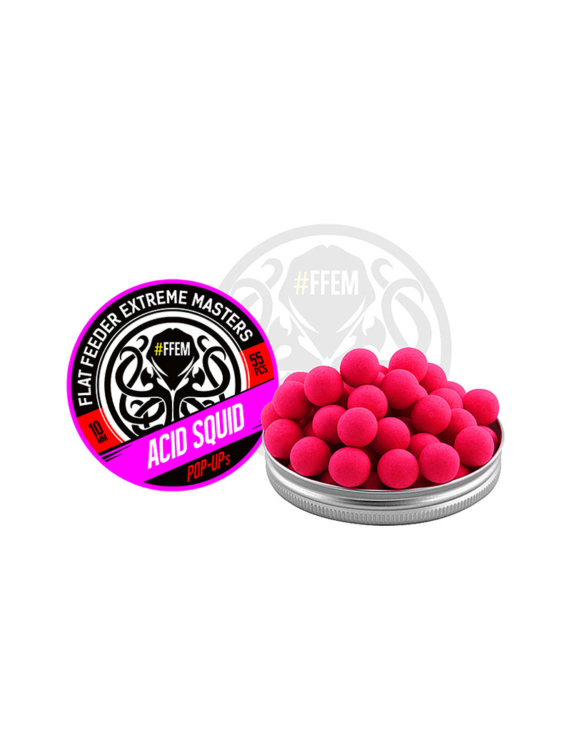 Плавающие бойлы FFEM Pop-Up Acid Squid (кальмар и клюква) 10mm, изображение 2 Плавающие бойлы FFEM Pop-Up Acid Squid (кальмар и клюква) 10mm, изображение 2