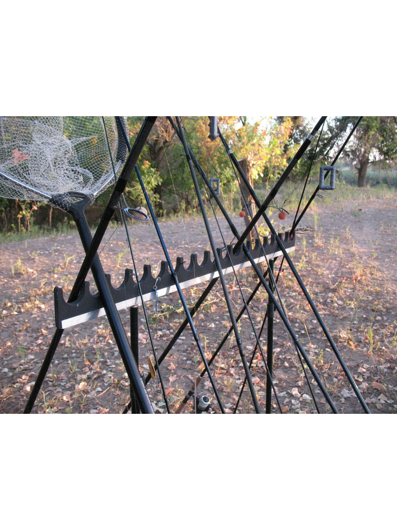 Гребенка - подставка для удилищ SPprof, Длина: 100см (18 ячеек), Тип перегородок: Широкая, изображение 6