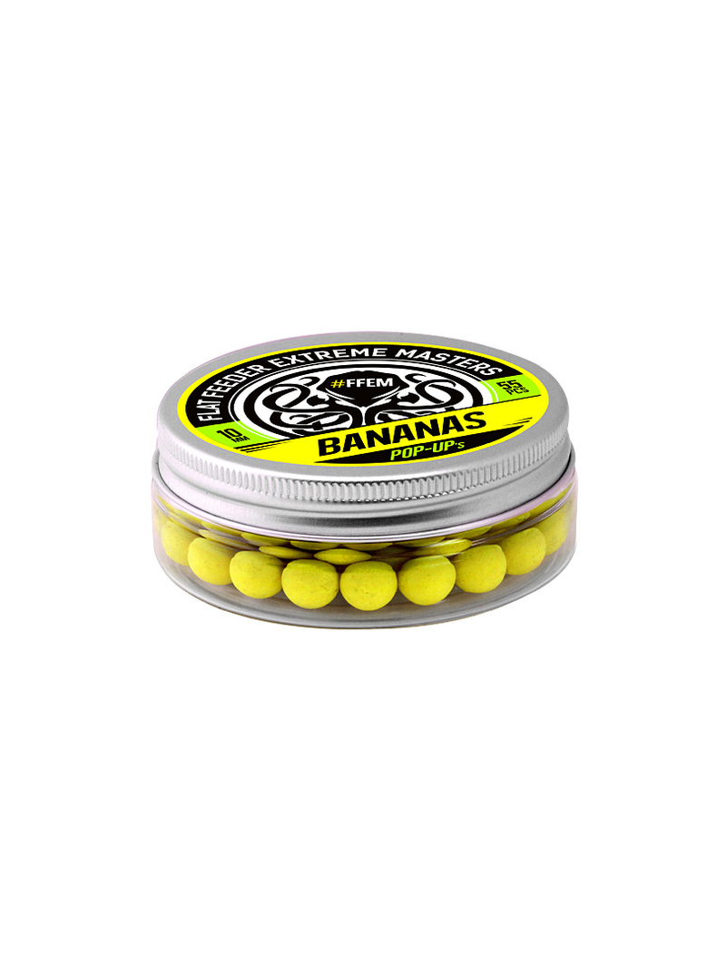 Плавающие бойлы FFEM Pop-Up Bananas (банан и ананас) 10mm Плавающие бойлы FFEM Pop-Up Bananas (банан и ананас) 10mm
