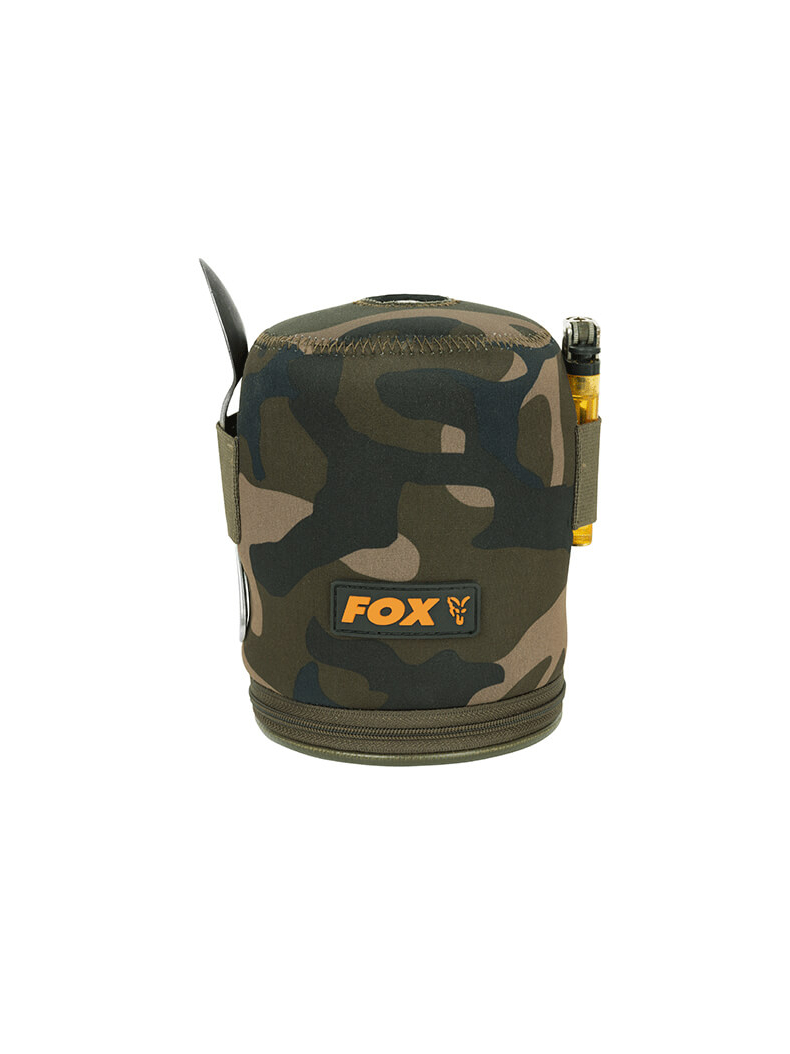 Чехол для газового баллона неопреновый FOX Camo Neoprene Gas Cannister Cover, изображение 2 Чехол для газового баллона неопреновый FOX Camo Neoprene Gas Cannister Cover, изображение 2