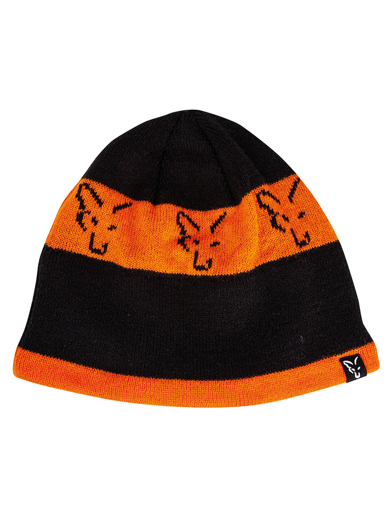 Шапка FOX Black & Orange Beanie, изображение 2