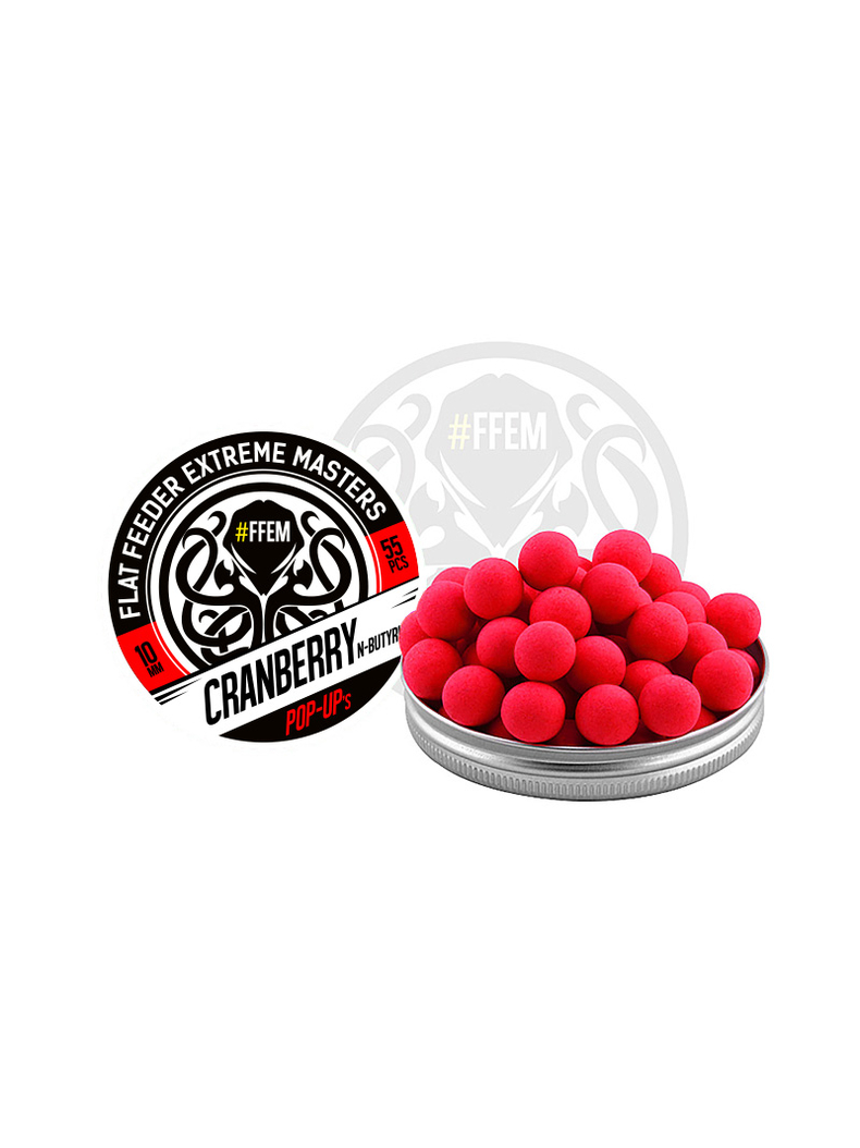 Плавающие бойлы FFEM Pop-Up Cranberry N-Butyric (клюква и масляная кислота), Диаметр: 10 мм, изображение 3 Плавающие бойлы FFEM Pop-Up Cranberry N-Butyric (клюква и масляная кислота), Диаметр: 10 мм, изображение 3