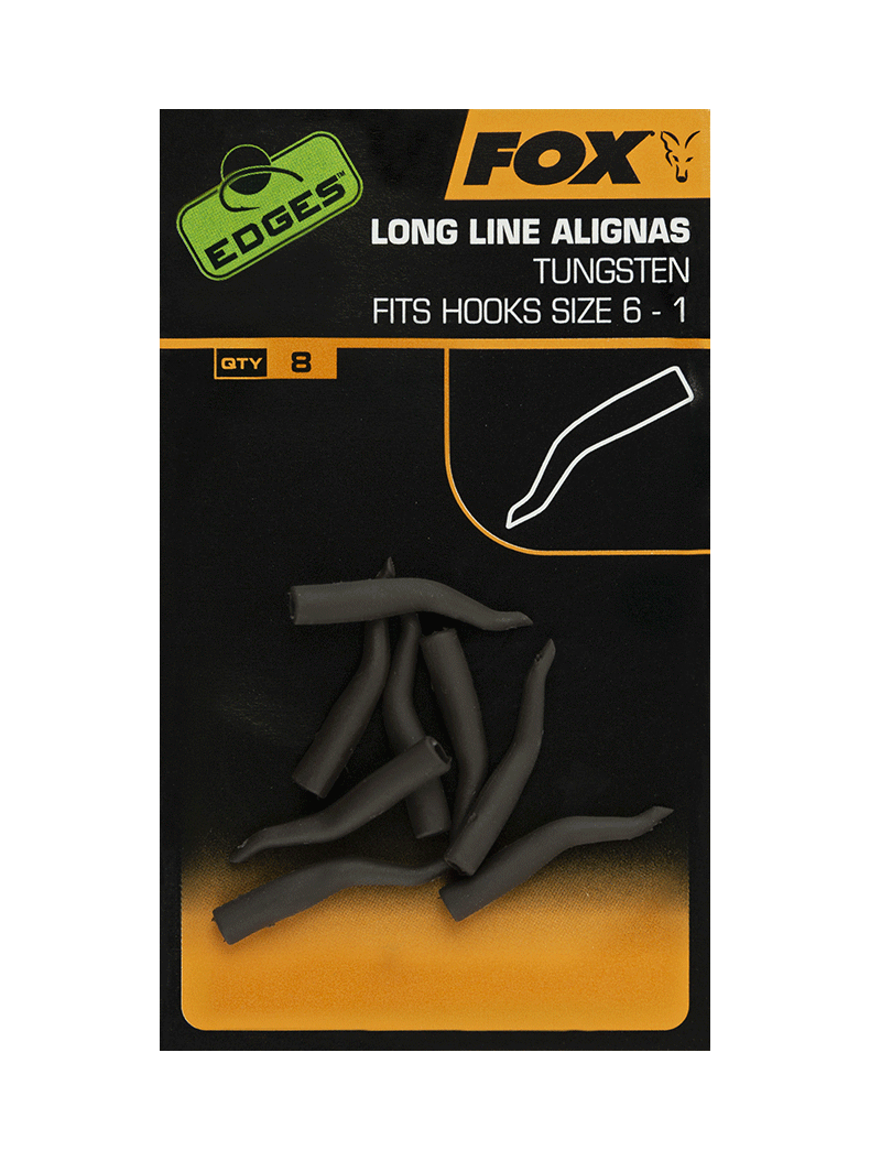 Силиконовый конус утяжеленный FOX Line Alignas Tungsten EDGES, Размер: Long, Размер крючка: 10 – 7, изображение 3 Силиконовый конус утяжеленный FOX Line Alignas Tungsten EDGES, Размер: Long, Размер крючка: 10 – 7, изображение 3