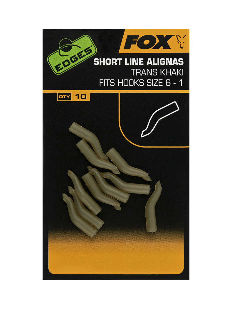 Силиконовый конус FOX Line Alignas Trans Khaki EDGES, Размер: Long, Размер крючка: 10 – 7