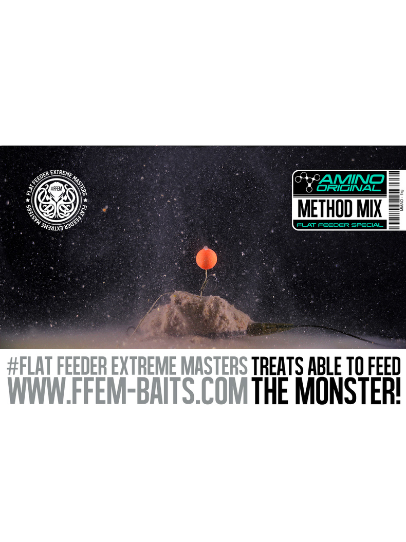Сыпучая прикормка FFEM Method Mix Amino Original (амино) 1kg, изображение 2 Сыпучая прикормка FFEM Method Mix Amino Original (амино) 1kg, изображение 2