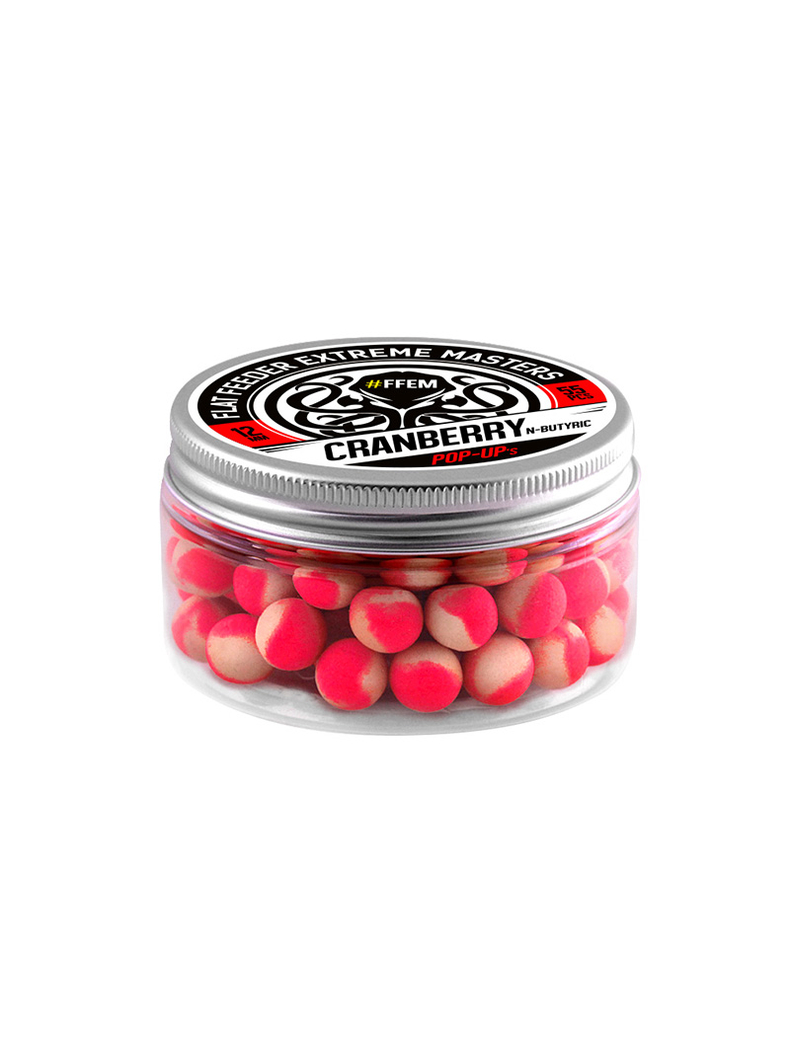 Плавающие бойлы FFEM Pop-Up Cranberry N-Butyric (клюква и масляная кислота), Диаметр: 10 мм, изображение 2 Плавающие бойлы FFEM Pop-Up Cranberry N-Butyric (клюква и масляная кислота), Диаметр: 10 мм, изображение 2