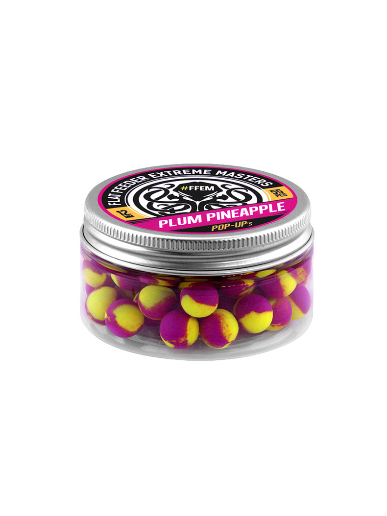 Плавающие бойлы FFEM Pop-Up Plum Pineapple (слива и ананас) 12mm Плавающие бойлы FFEM Pop-Up Plum Pineapple (слива и ананас) 12mm