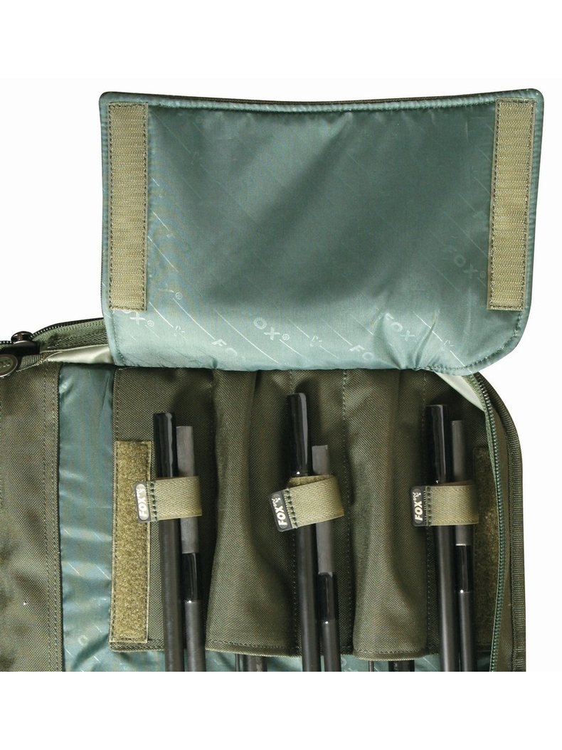 Чехол для перевозки пяти удилищ с катушками FOX FX 5 Rod Holdall, Длина: 12 ft, изображение 2 Чехол для перевозки пяти удилищ с катушками FOX FX 5 Rod Holdall, Длина: 12 ft, изображение 2