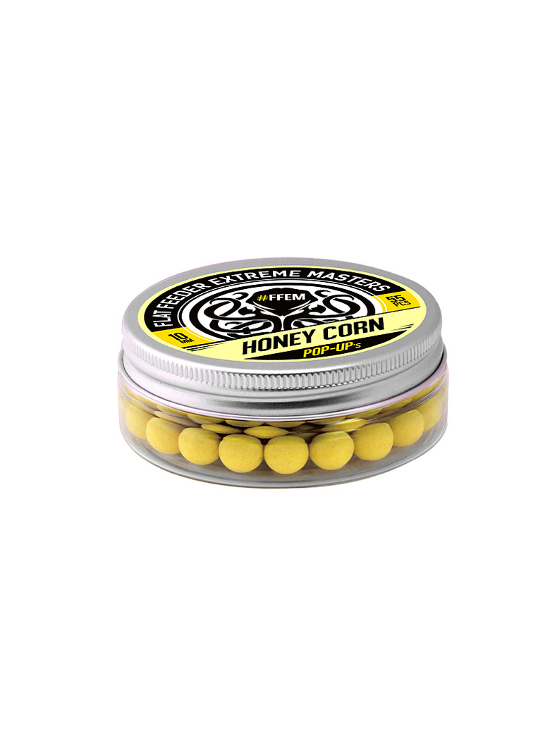 Плавающие бойлы FFEM Pop-Up Honey Corn (мед и кукуруза), Диаметр: 12 мм Плавающие бойлы FFEM Pop-Up Honey Corn (мед и кукуруза), Диаметр: 12 мм