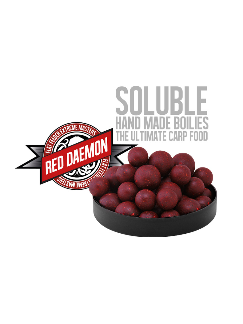 Насадочные пылящие бойлы FFEM Super Soluble Boilies HNV-Red Dаеmon (Острые Специи) 16/20mm, изображение 2 Насадочные пылящие бойлы FFEM Super Soluble Boilies HNV-Red Dаеmon (Острые Специи) 16/20mm, изображение 2