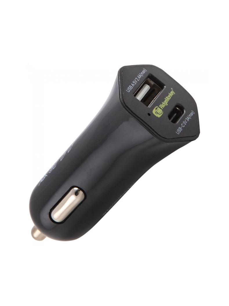 Зарядное устройство от прикуривателя авто Ridge Monkey Vault 15w USB-C Car Charger, изображение 2