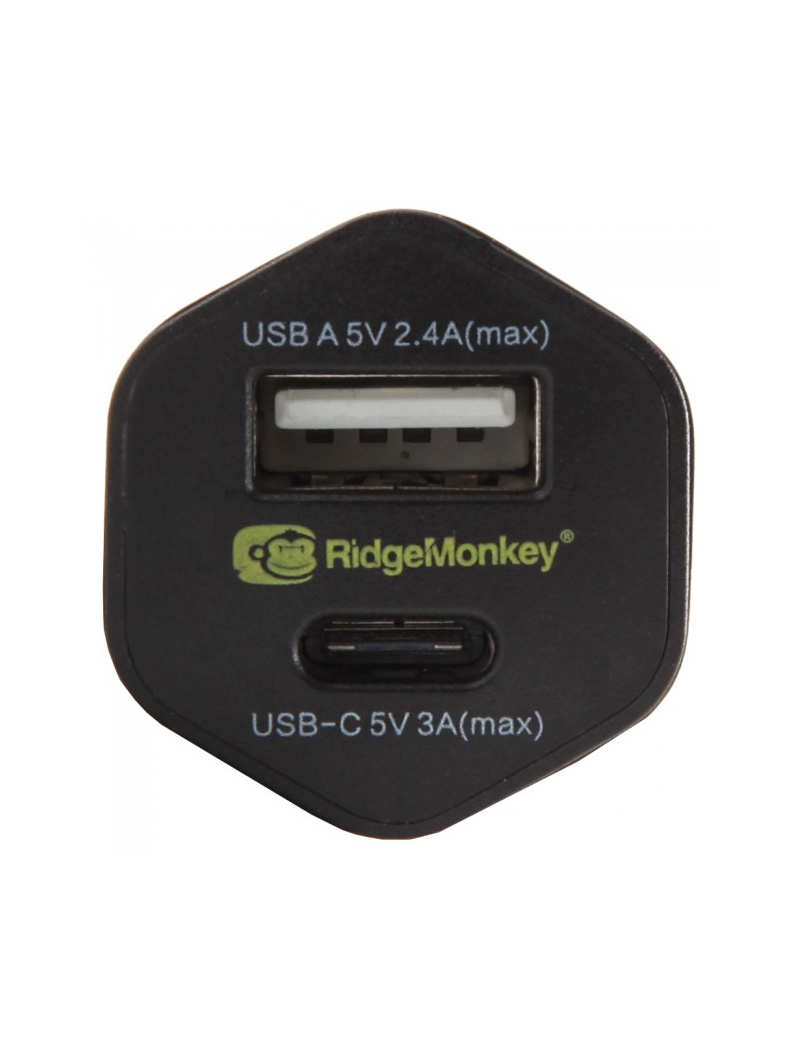 Зарядное устройство от прикуривателя авто Ridge Monkey Vault 15w USB-C Car Charger, изображение 3