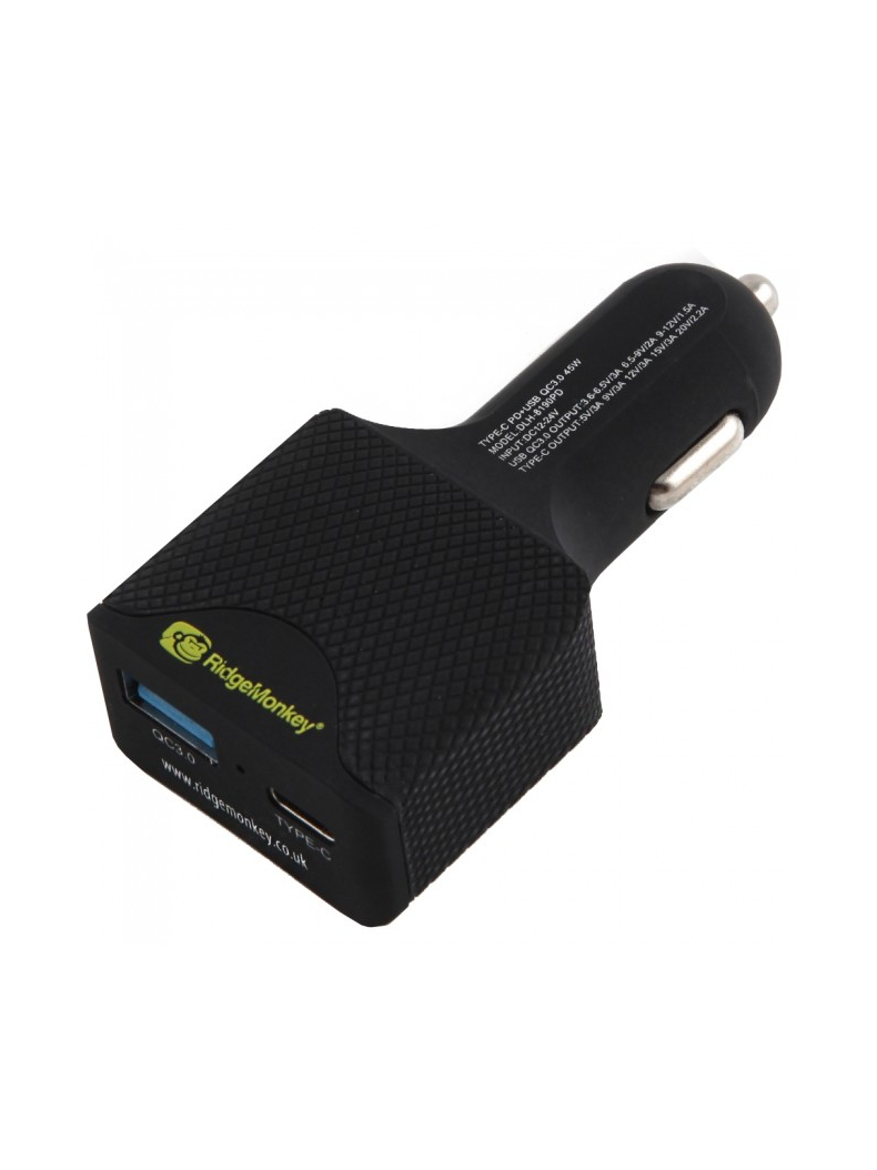 Зарядное устройство от прикуривателя авто Ridge Monkey Vault 45W USB-C PD Car Charger