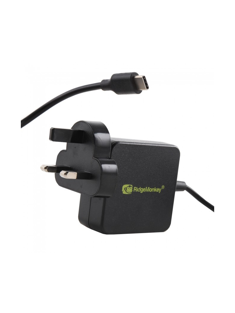 Зарядное устройство Ridge Monkey Vault 45W USB-C Mains Power Adaptor Зарядное устройство Ridge Monkey Vault 45W USB-C Mains Power Adaptor