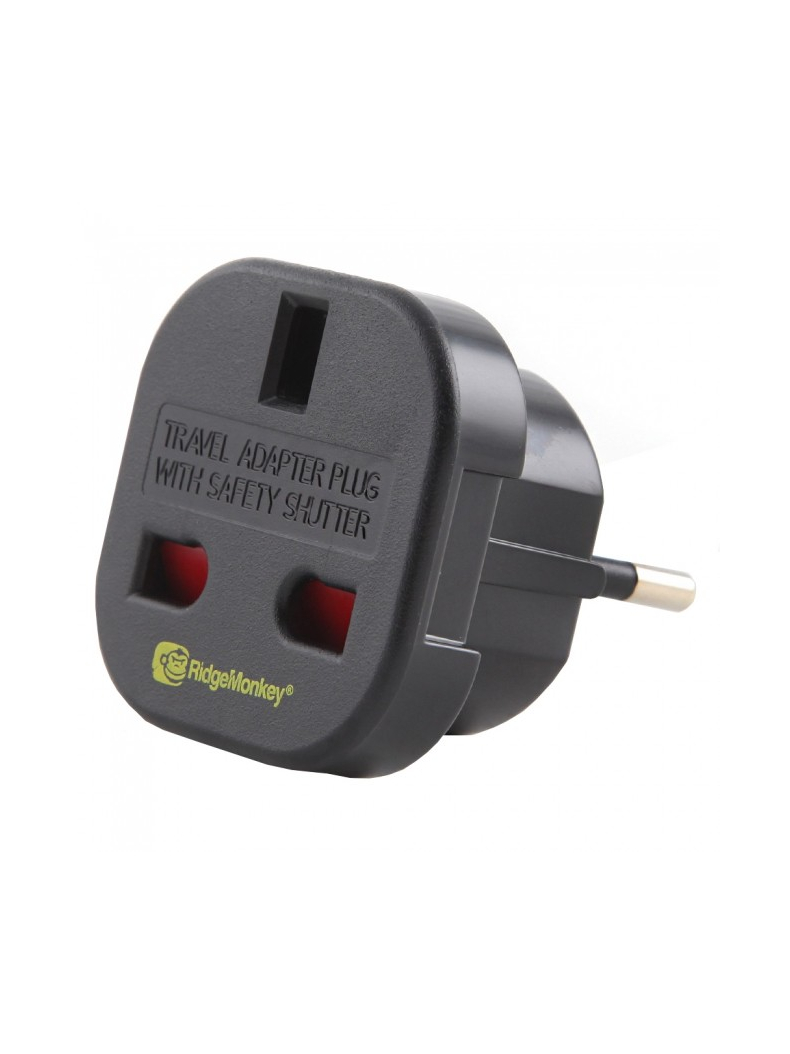 Адаптер для зарядного устройства Ridge Monkey Vault UK 3 Pin to EU 2 Pin Adaptor