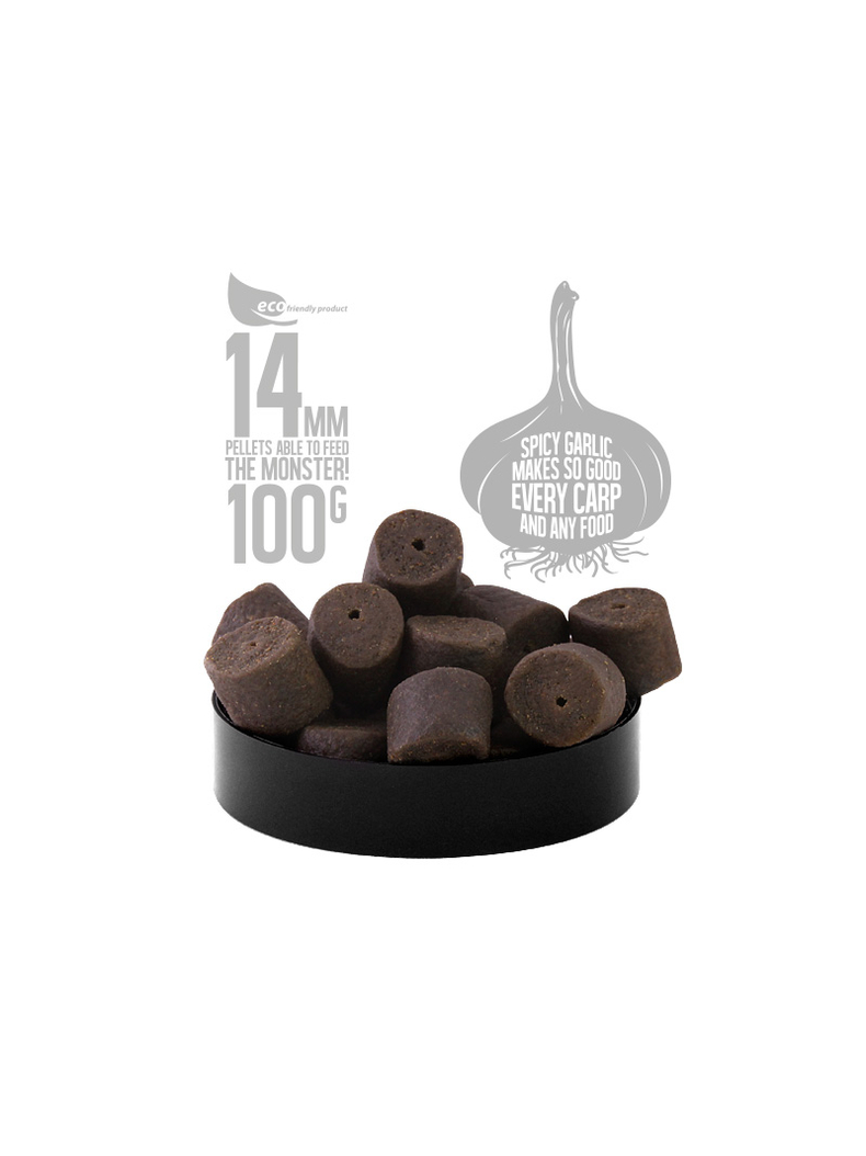 Насадочный пеллетс FFEM Hookbaits Pellets Spicy Garlic Halibut (палтус и чеснок), Диаметр: 14 мм, изображение 4 Насадочный пеллетс FFEM Hookbaits Pellets Spicy Garlic Halibut (палтус и чеснок), Диаметр: 14 мм, изображение 4