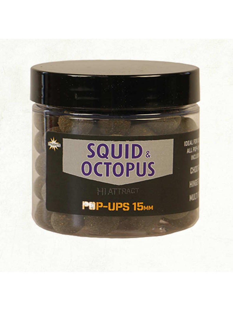 Плавающие бойлы Dynamite Baits Squid & Octopus Foodbait Pop-Ups 15mm