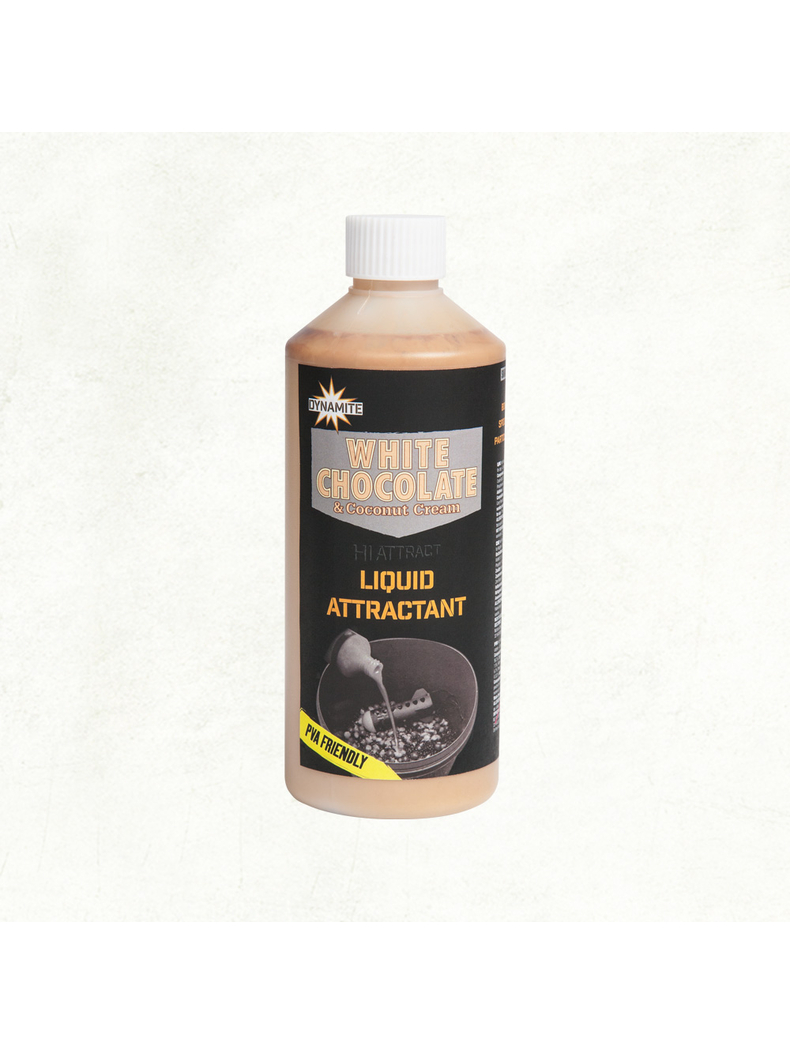 Ликвид Dynamite Baits White Chocolate & Coconut Cream Liquid Attractant (белый шоколад и кокосовый крем) 500ml