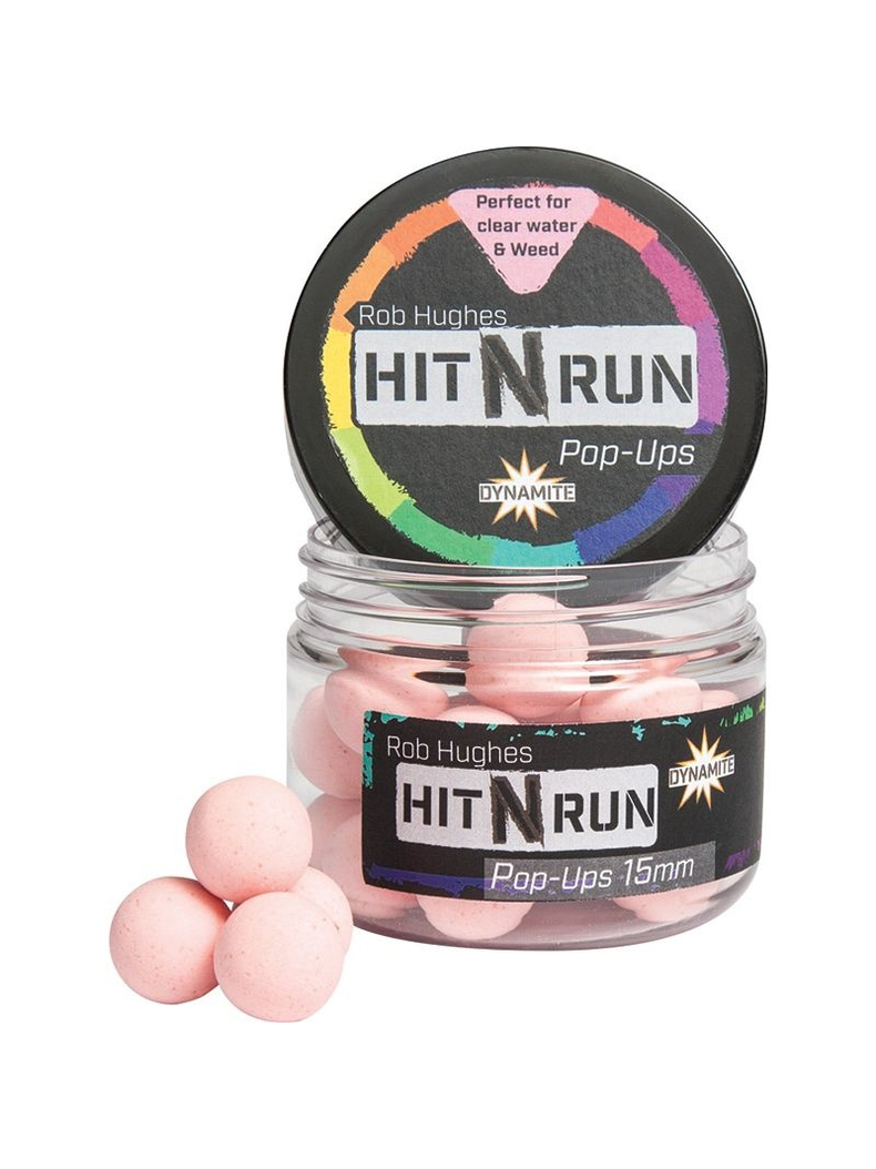 Плавающие бойлы Dynamite Baits Hit N Run Pastel Pink (розовый), Диаметр: 12 мм