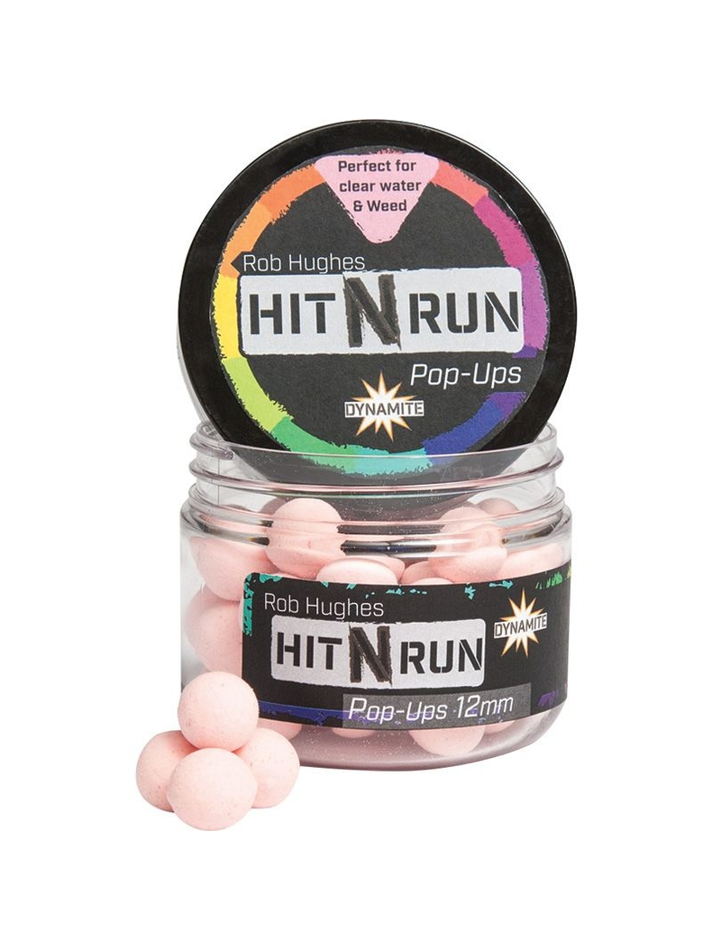 Плавающие бойлы Dynamite Baits Hit N Run Pastel Pink (розовый), Диаметр: 12 мм, изображение 2