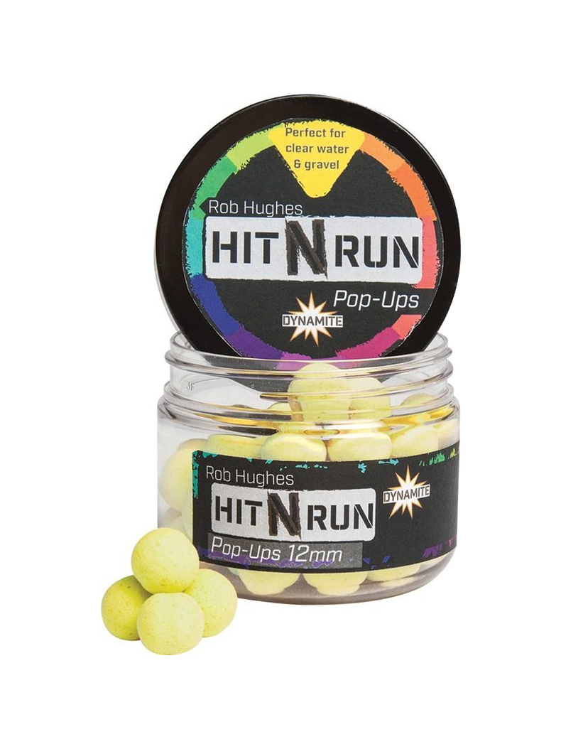 Плавающие бойлы Dynamite Baits Hit N Run Yellow (желтый), Диаметр: 12 мм, изображение 2 Плавающие бойлы Dynamite Baits Hit N Run Yellow (желтый), Диаметр: 12 мм, изображение 2