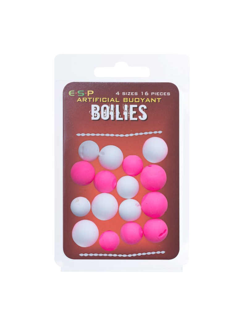 Плавающие искусственные бойлы ESP Buoyant Boilies White/Pink