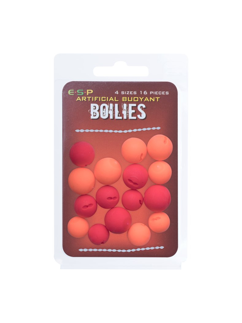Плавающие искусственные бойлы ESP Buoyant Boilies Red/Orange Плавающие искусственные бойлы ESP Buoyant Boilies Red/Orange