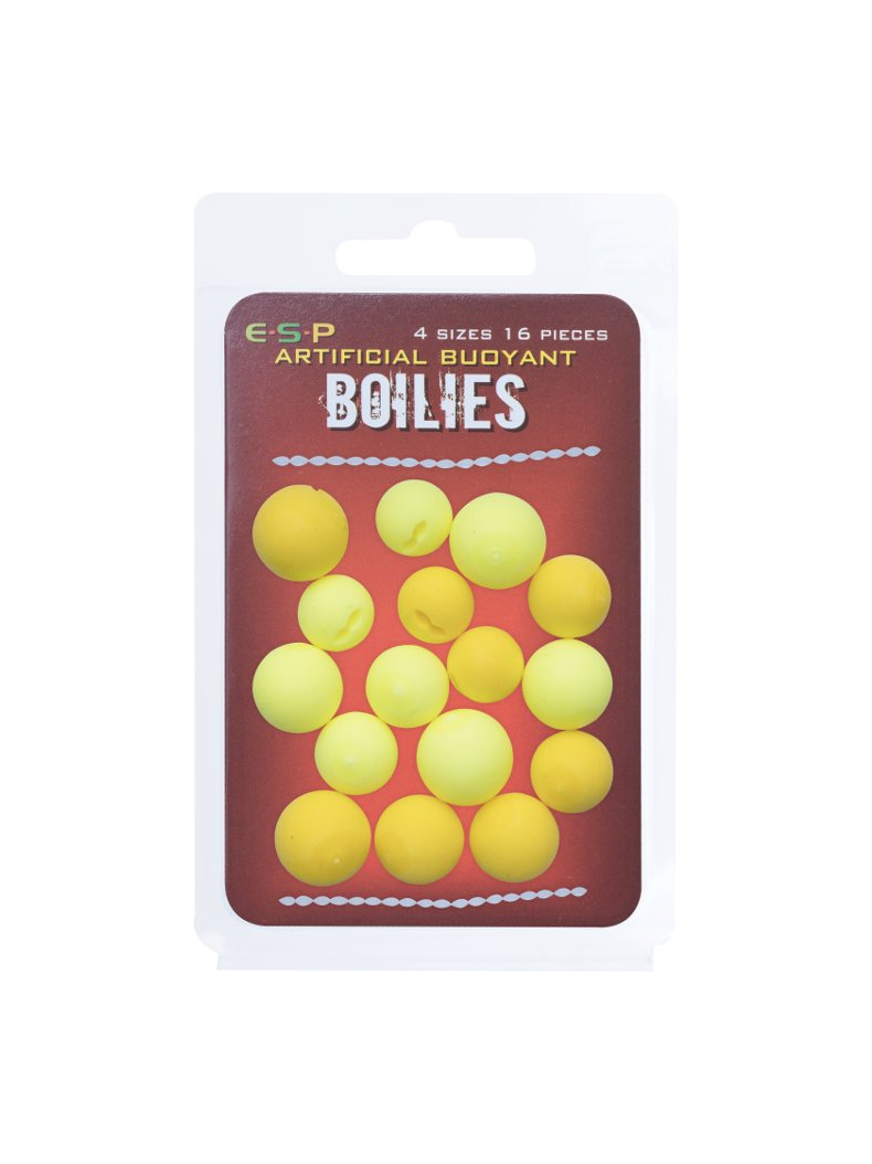 Плавающие искусственные бойлы ESP Buoyant Boilies Yellow/Fluoro Yellow Плавающие искусственные бойлы ESP Buoyant Boilies Yellow/Fluoro Yellow