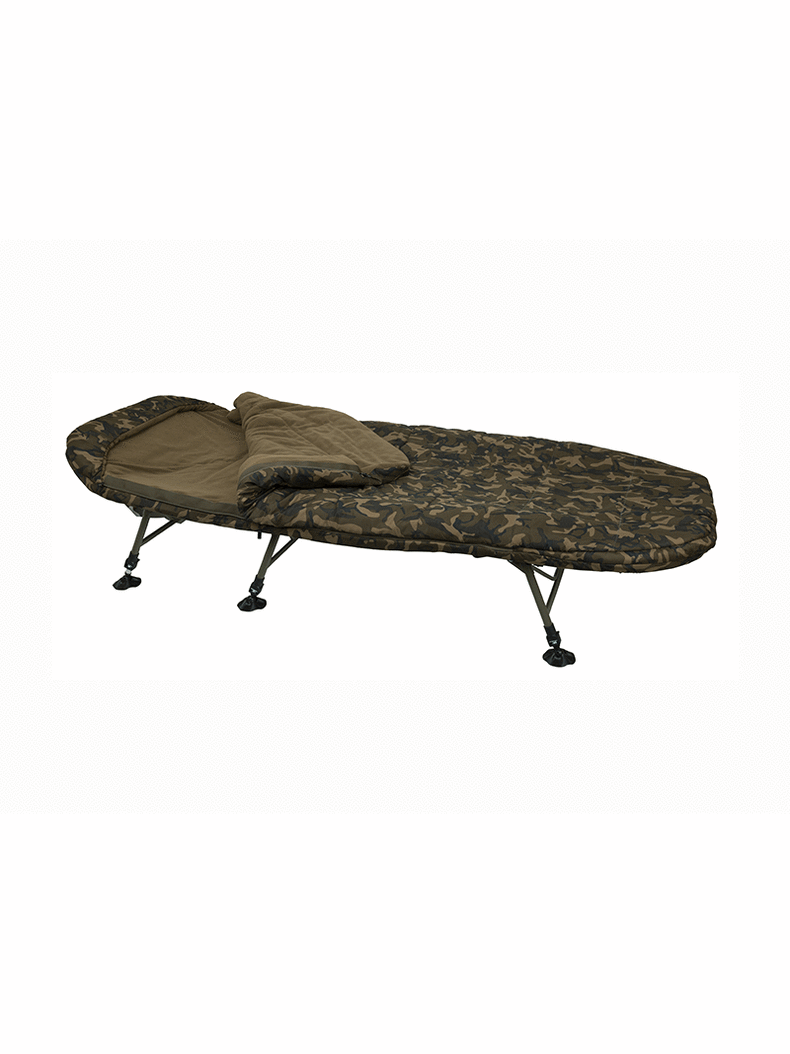 Раскладушка со спальным мешком FOX R-Series Camo Sleep System
