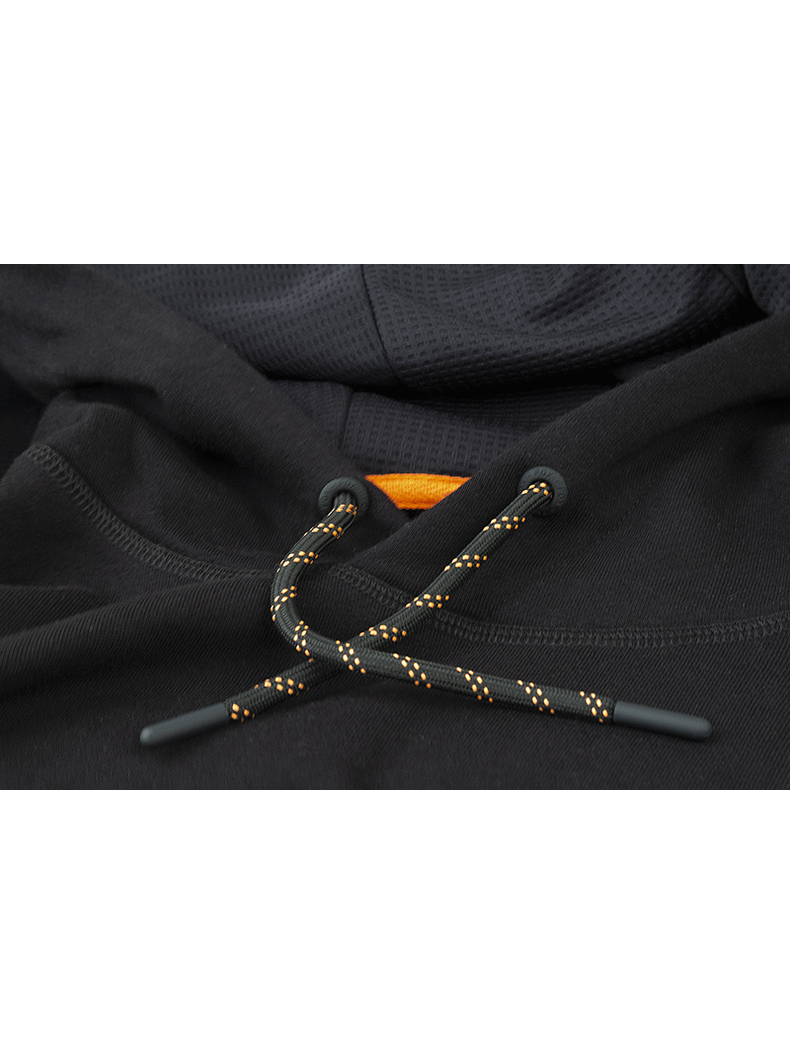 Толстовка с капюшоном FOX Collection Orange & Black Hoodie, Размер: L, изображение 4