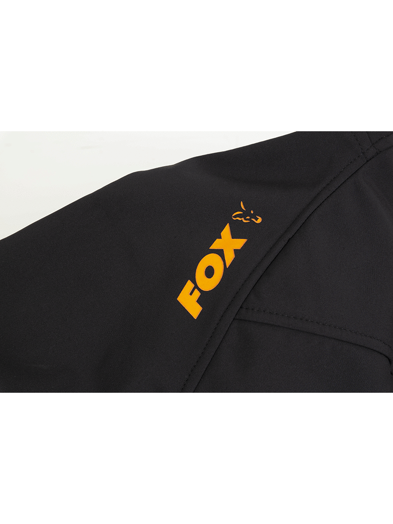 Непродуваемая куртка с капюшоном FOX Collection Orange & Black Shell Hoodie, Размер: XXXL, изображение 4