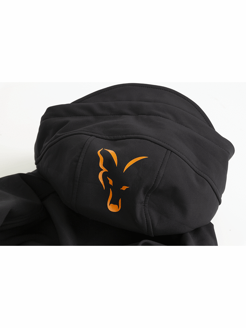 Непродуваемая куртка с капюшоном FOX Collection Orange & Black Shell Hoodie, Размер: XXXL, изображение 5