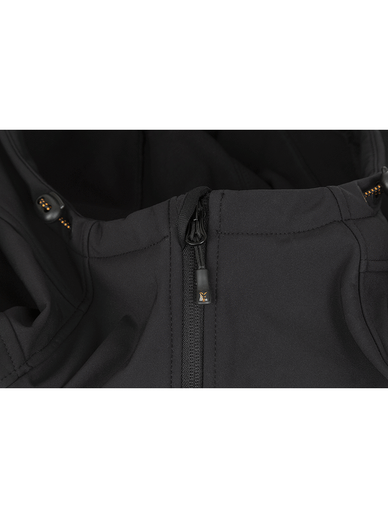 Непродуваемая куртка с капюшоном FOX Collection Orange & Black Shell Hoodie, Размер: XXXL, изображение 8