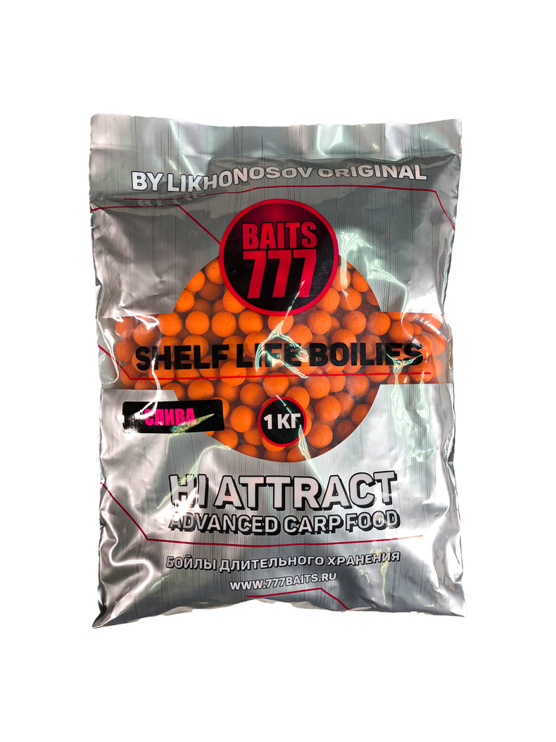 Бойлы тонущие 777 Baits Plum (Слива) 1кг, Диаметр: 14 мм