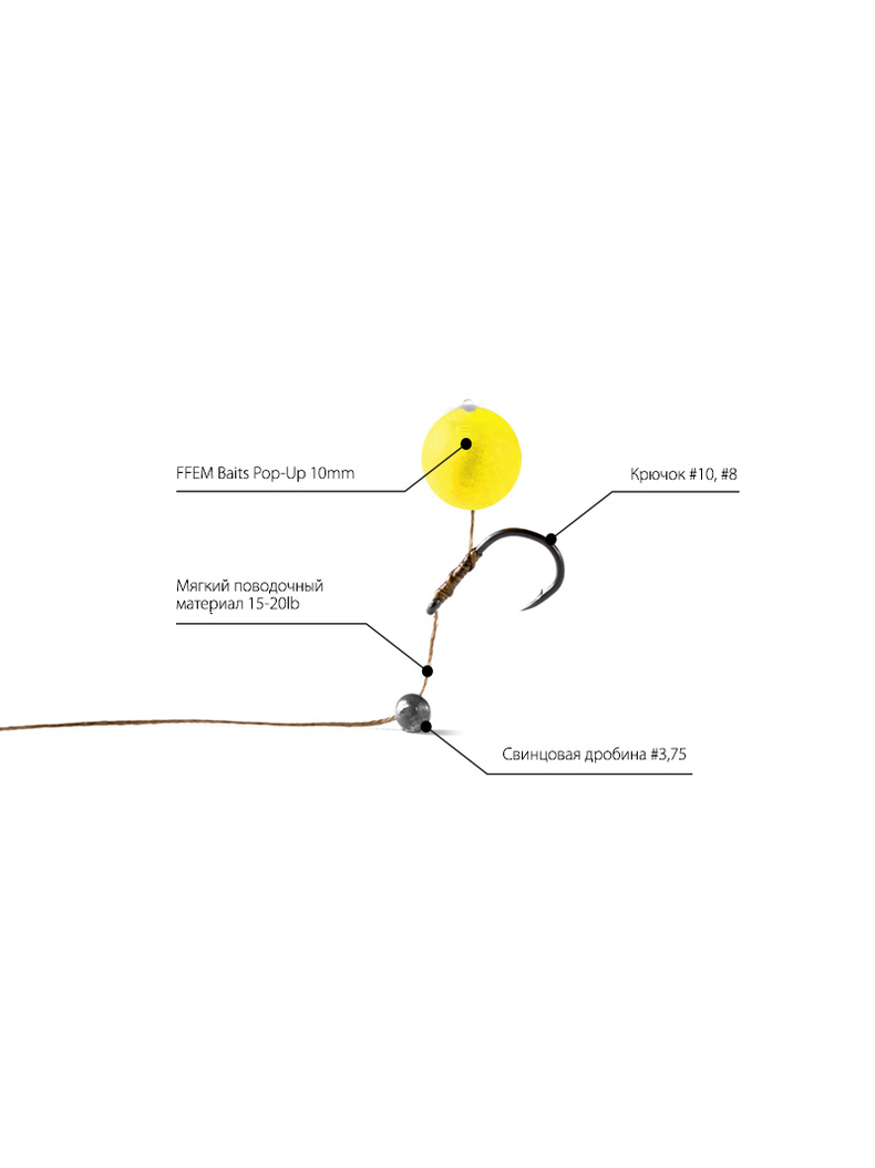 Плавающие бойлы FFEM Pop-Up Sweet Squid (сладкий кальмар), Диаметр: 12 мм, изображение 5 Плавающие бойлы FFEM Pop-Up Sweet Squid (сладкий кальмар), Диаметр: 12 мм, изображение 5