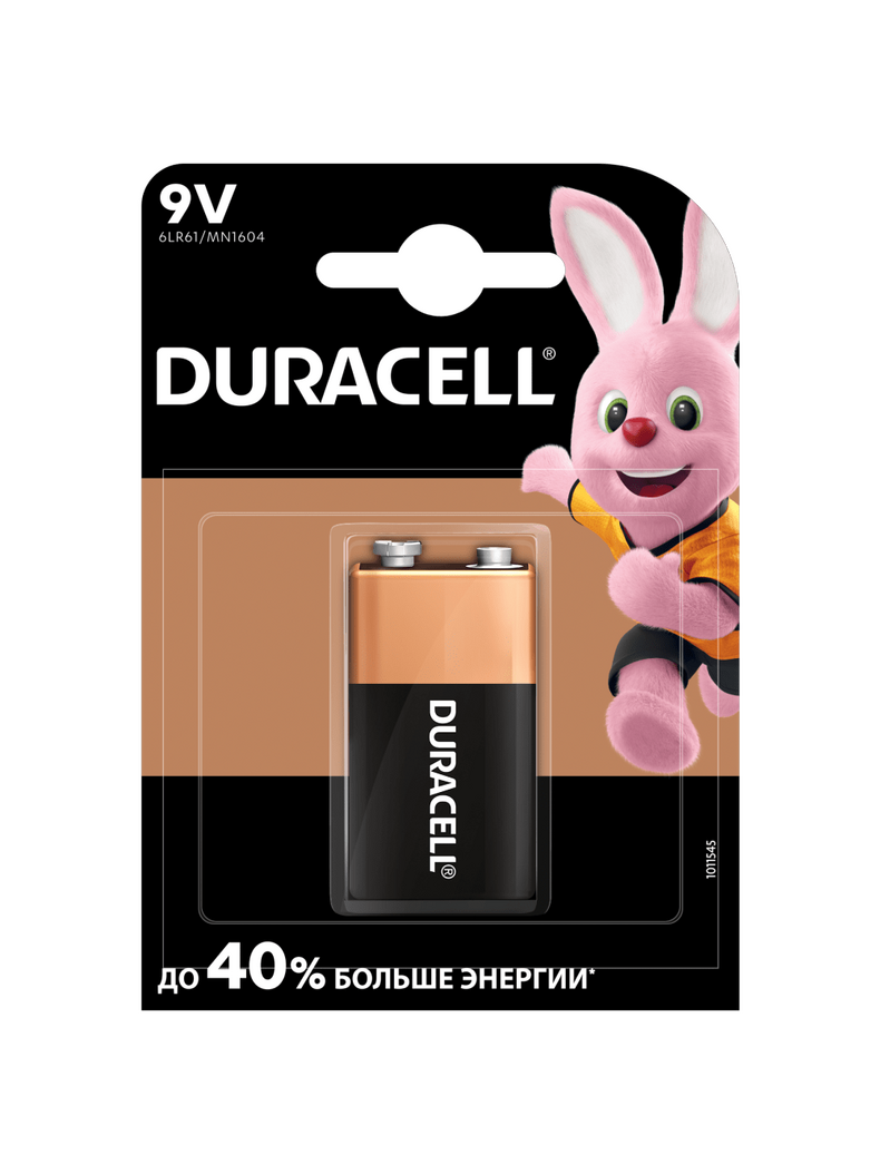 Батарейка Duracell Basic Крона 6LR61 9V