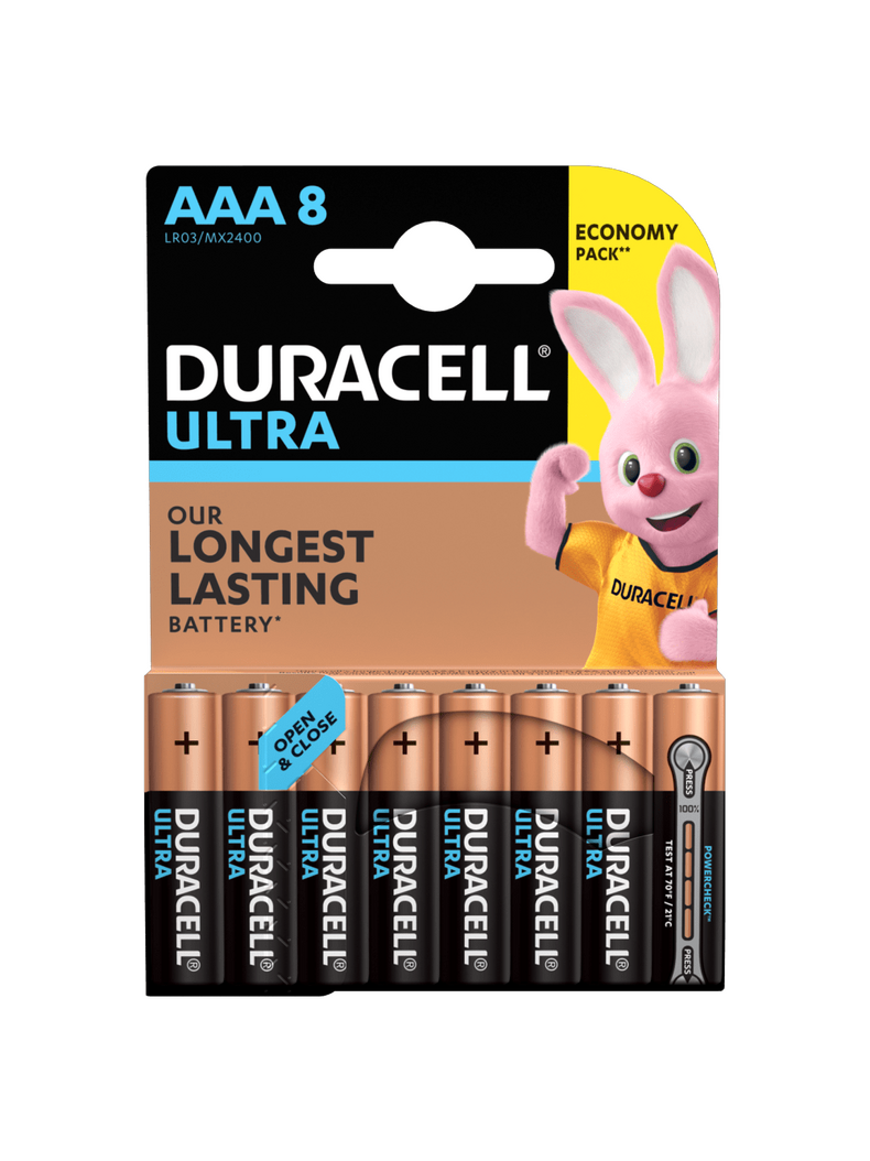 Батарейка Duracell ULTRA POWER размер AAA 1.5V, Количество: 12 шт., изображение 3 Батарейка Duracell ULTRA POWER размер AAA 1.5V, Количество: 12 шт., изображение 3