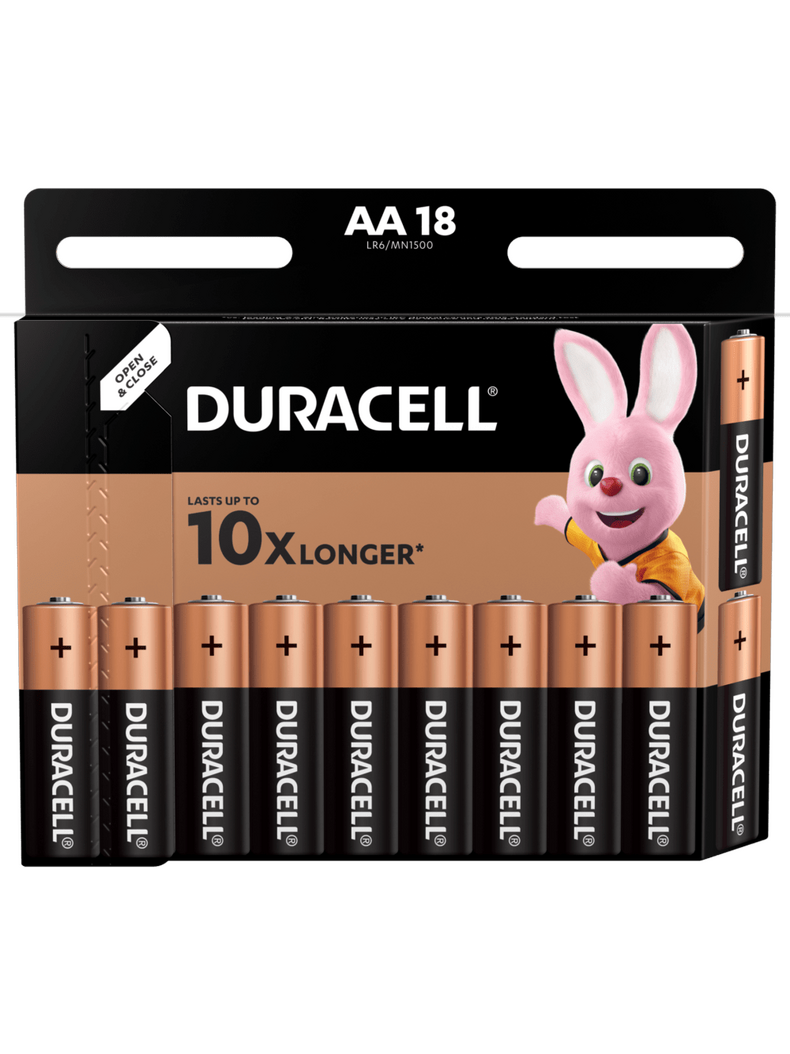 Батарейка Duracell Basic размер AA 1.5V, Количество: 2 шт., изображение 4 Батарейка Duracell Basic размер AA 1.5V, Количество: 2 шт., изображение 4