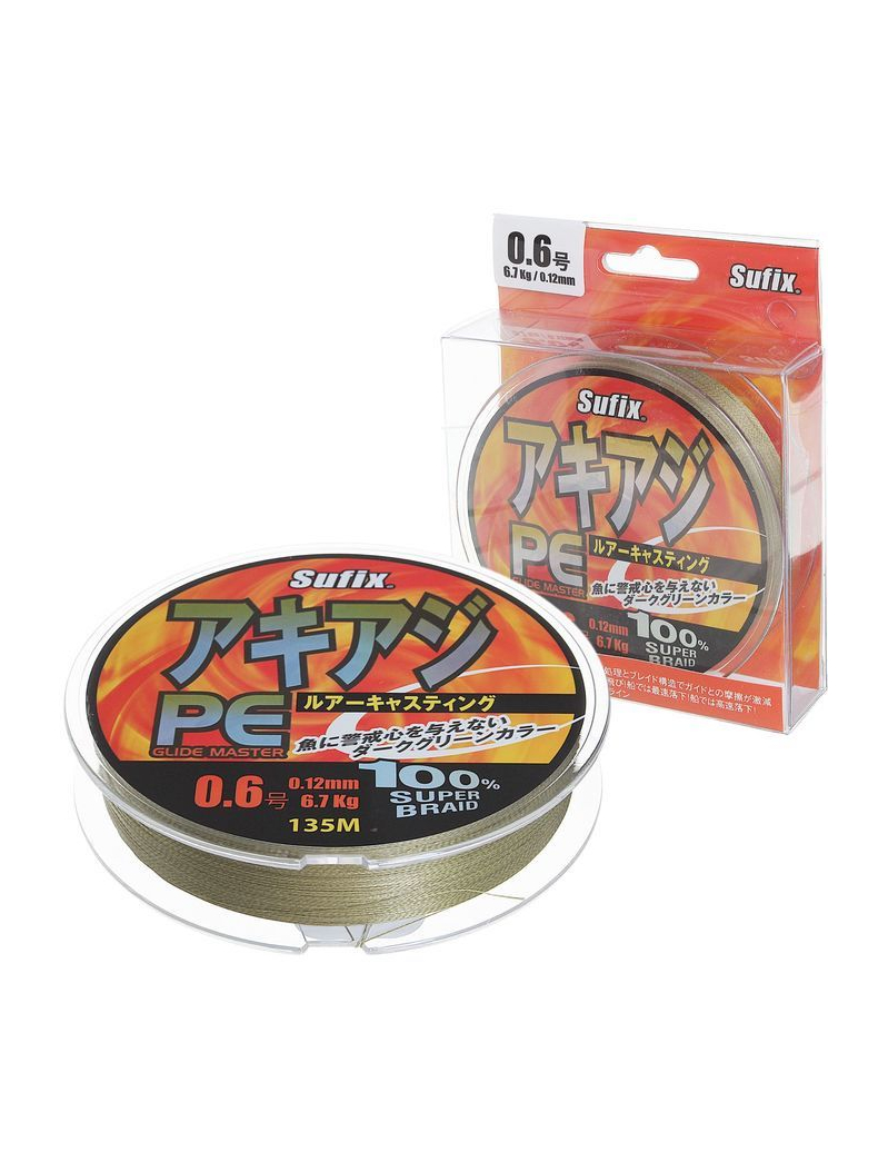 Леска плетеная SUFIX PE Glide Master, Цвет: Зелёный, Тест: 22.50 кг, Диаметр лески: 0.25 мм, изображение 2 Леска плетеная SUFIX PE Glide Master, Цвет: Зелёный, Тест: 22.50 кг, Диаметр лески: 0.25 мм, изображение 2