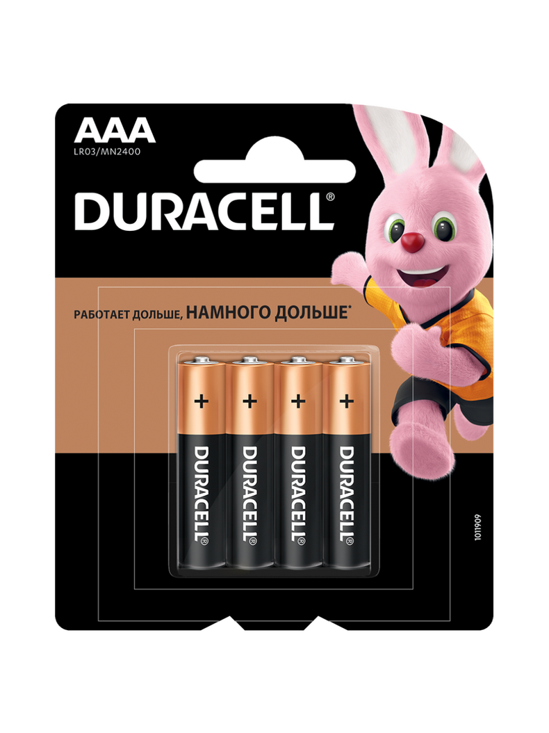 Батарейка Duracell Basic размер AAA 1.5V, Количество: 2 шт., изображение 3