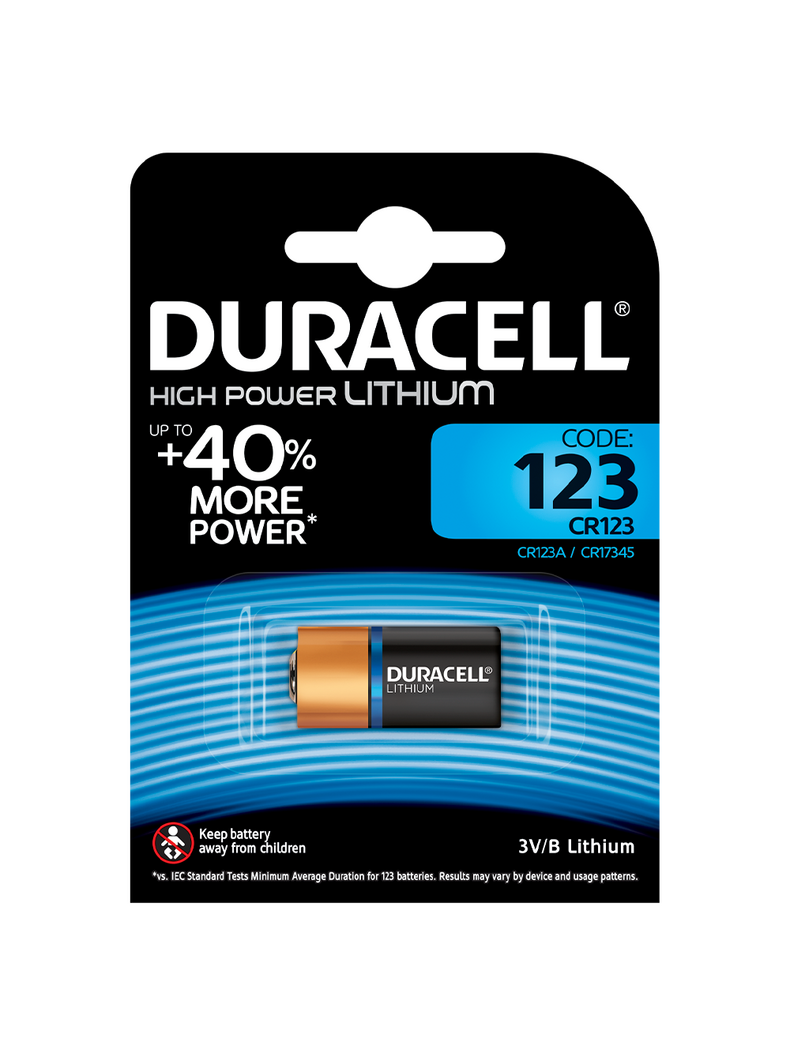 Батарейка Duracell CR123A 3V