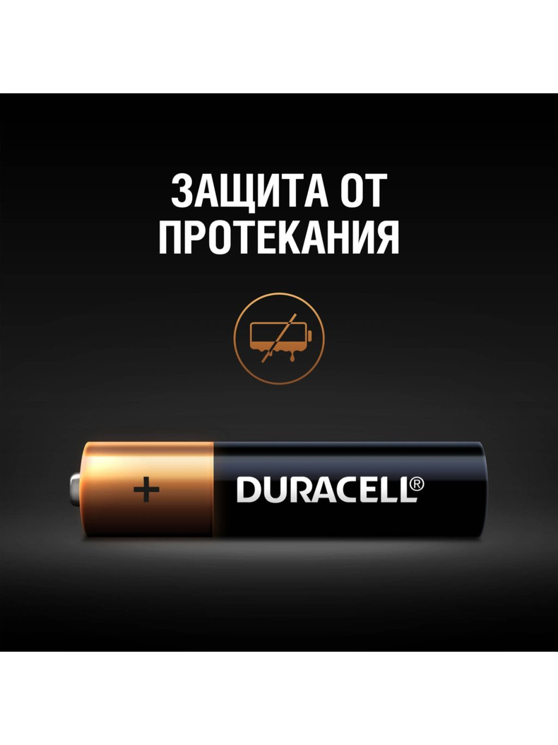 Батарейка Duracell Basic размер AAA 1.5V, Количество: 2 шт., изображение 9