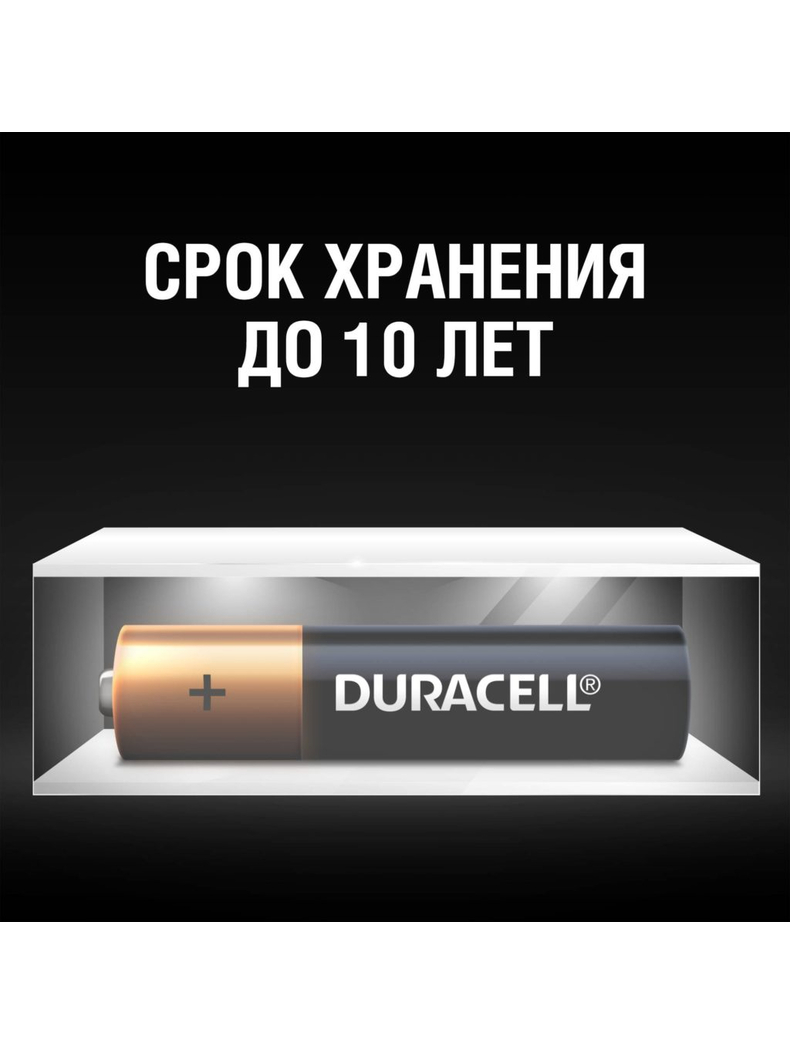 Батарейка Duracell Basic размер AAA 1.5V, Количество: 2 шт., изображение 10
