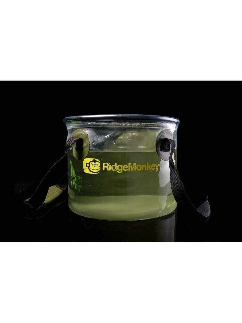 Ведро мягкое полупрозрачное Ridge Monkey Perspective Collapsible Bucket, Объём: 10 литров, изображение 2 Ведро мягкое полупрозрачное Ridge Monkey Perspective Collapsible Bucket, Объём: 10 литров, изображение 2