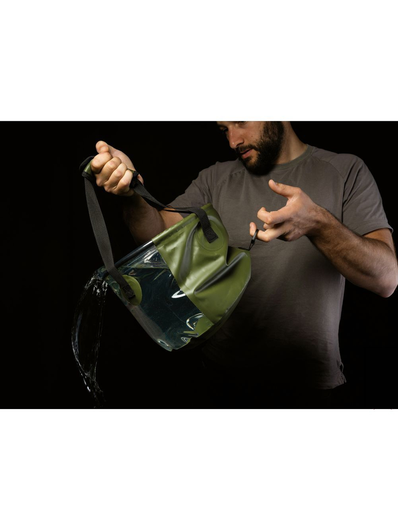 Ведро мягкое полупрозрачное Ridge Monkey Perspective Collapsible Bucket, Объём: 10 литров, изображение 6 Ведро мягкое полупрозрачное Ridge Monkey Perspective Collapsible Bucket, Объём: 10 литров, изображение 6